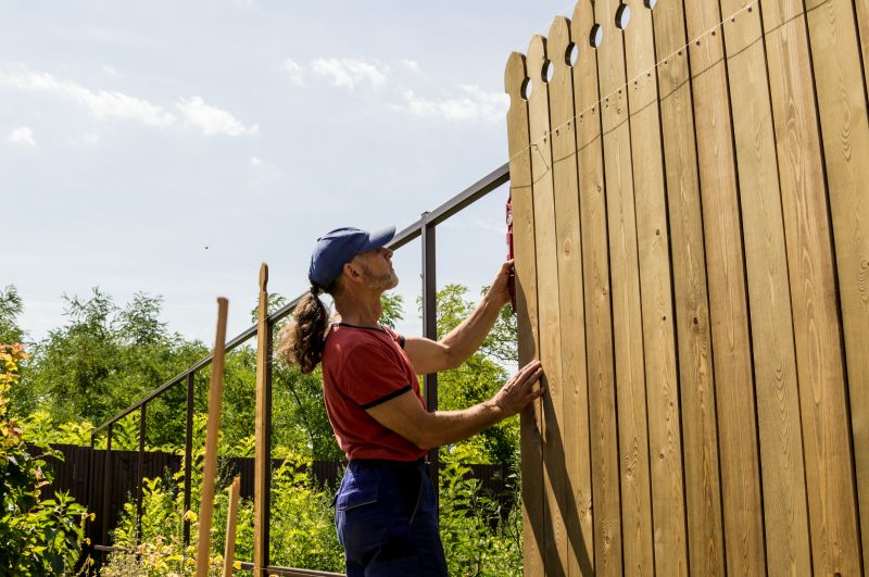 Wooden Farm Fence Installation in Pearland, TX